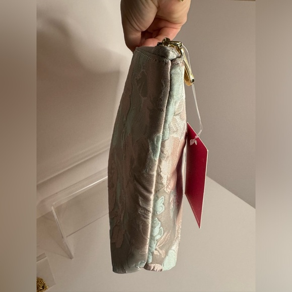 Vince Camuto Brocade Floral Cosmetic Bag in Pastel Hues - Picture 7 of 10